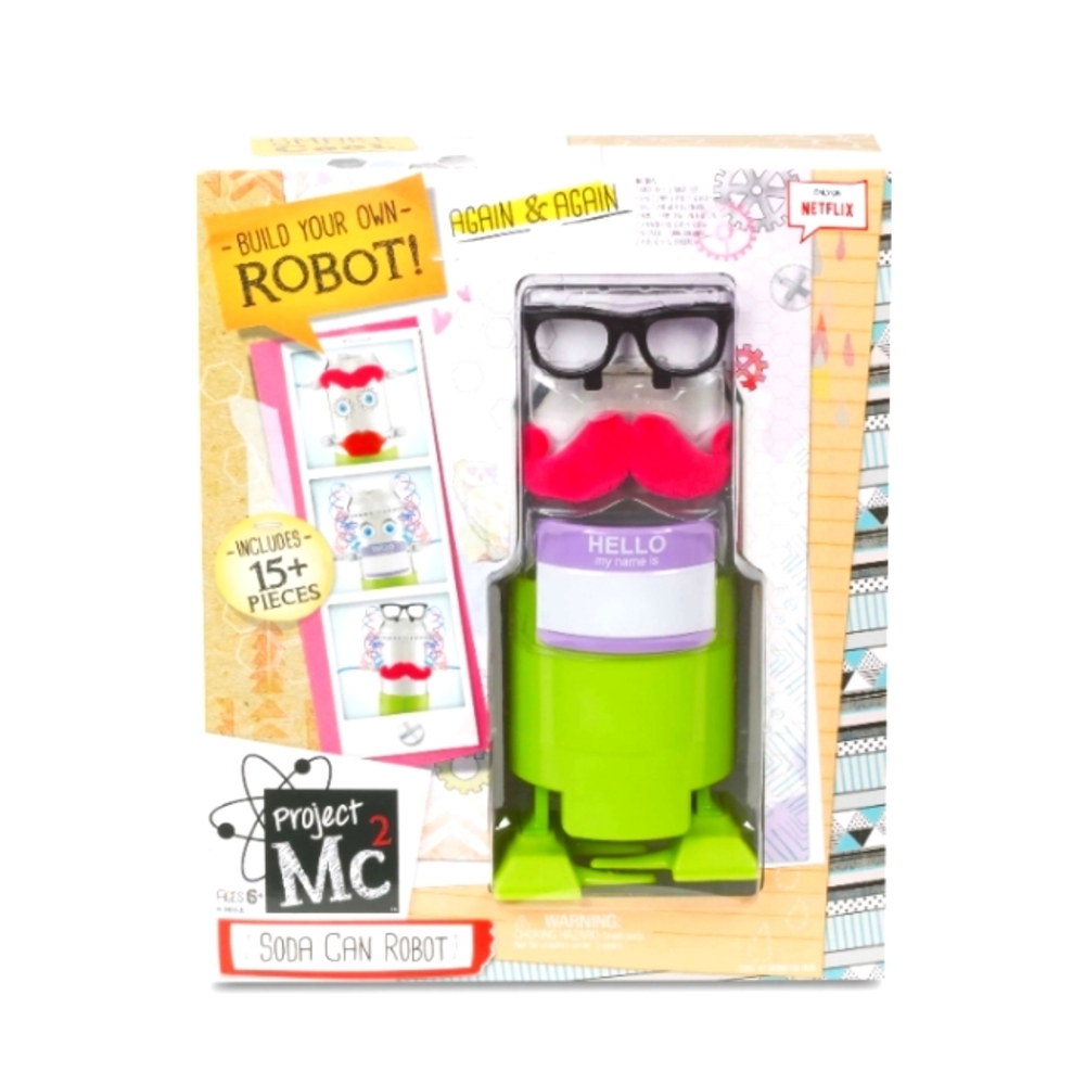 Project Mc2 Soda Can Build Your Own Robot Kit